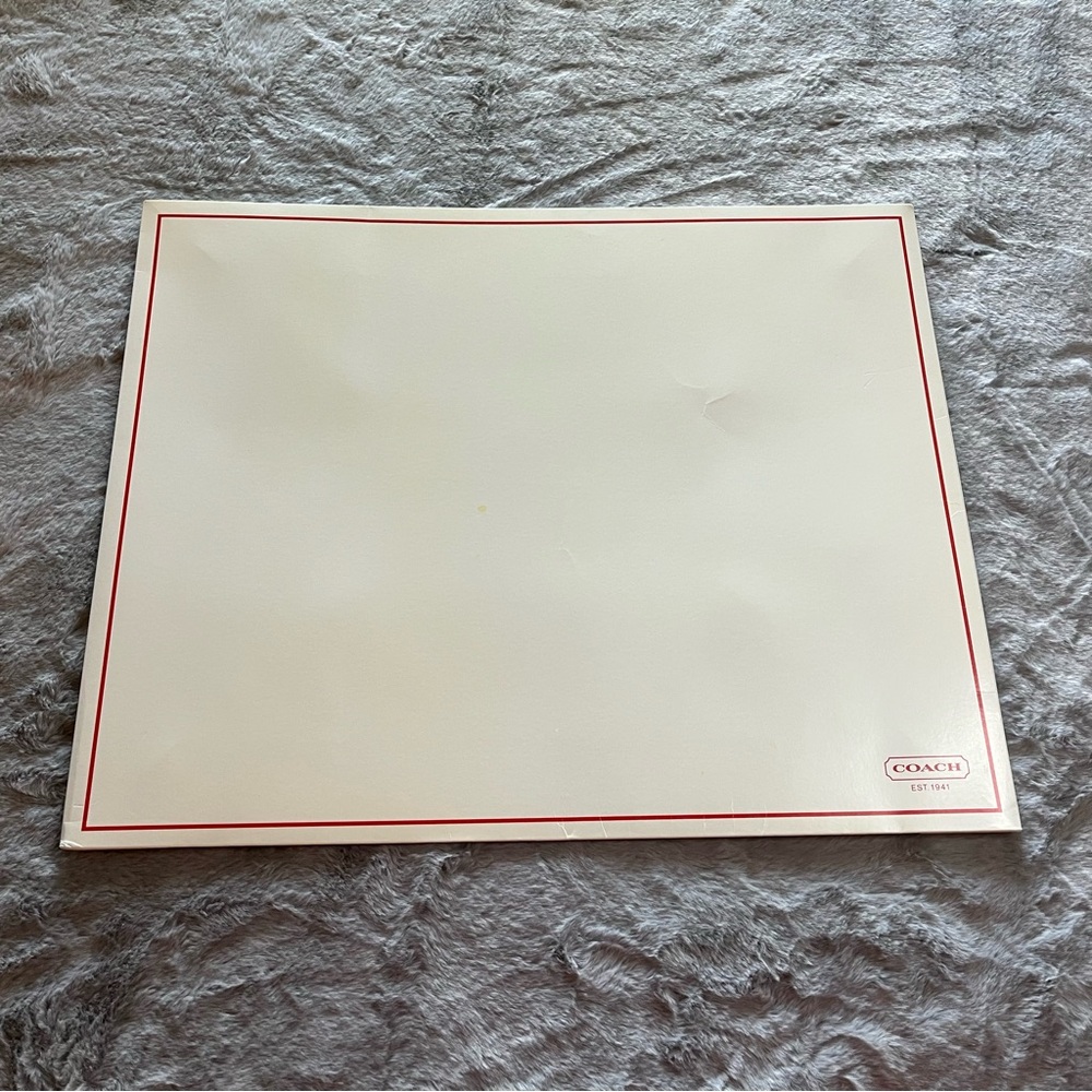 Coach XL White Gift Box A
